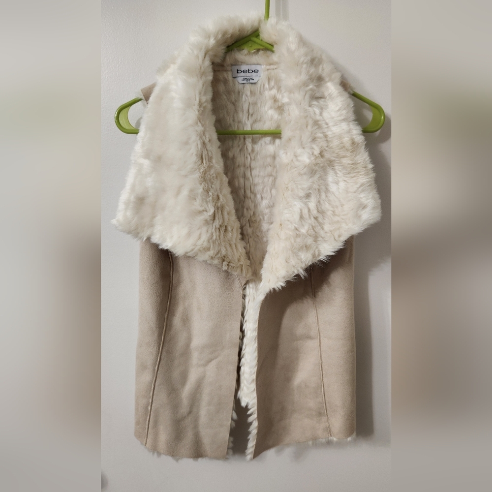 Faux Fur Suede bebe Vest